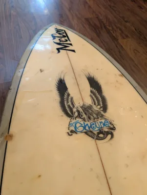 1983 McCoy / G&S Pacific Single Fin Surfboard - Thumbnail 4