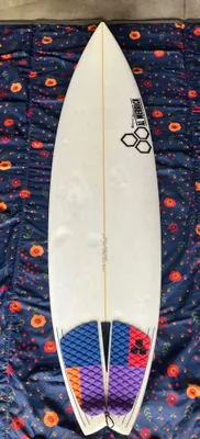 5'11" Channel Islands Surfboards Black & White - Thumbnail 3