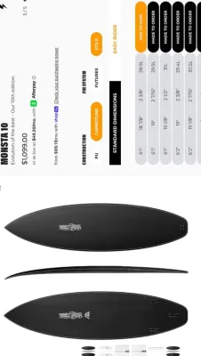 6'1 JS Monsta10 Carbotune - Thumbnail 9