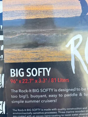 8’0 Softtop Surfboard By Rocket Surf (Red) - Thumbnail 4